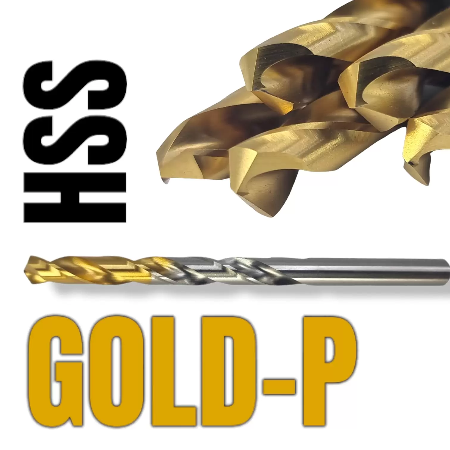 Twist Drill 3.80 mm DIN 338 HSS GOLD-P Coated (YG-1)